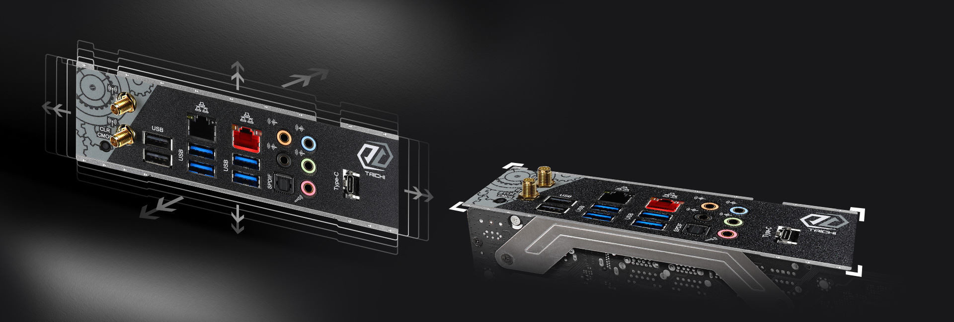 Flexible Integrated I/O Shield